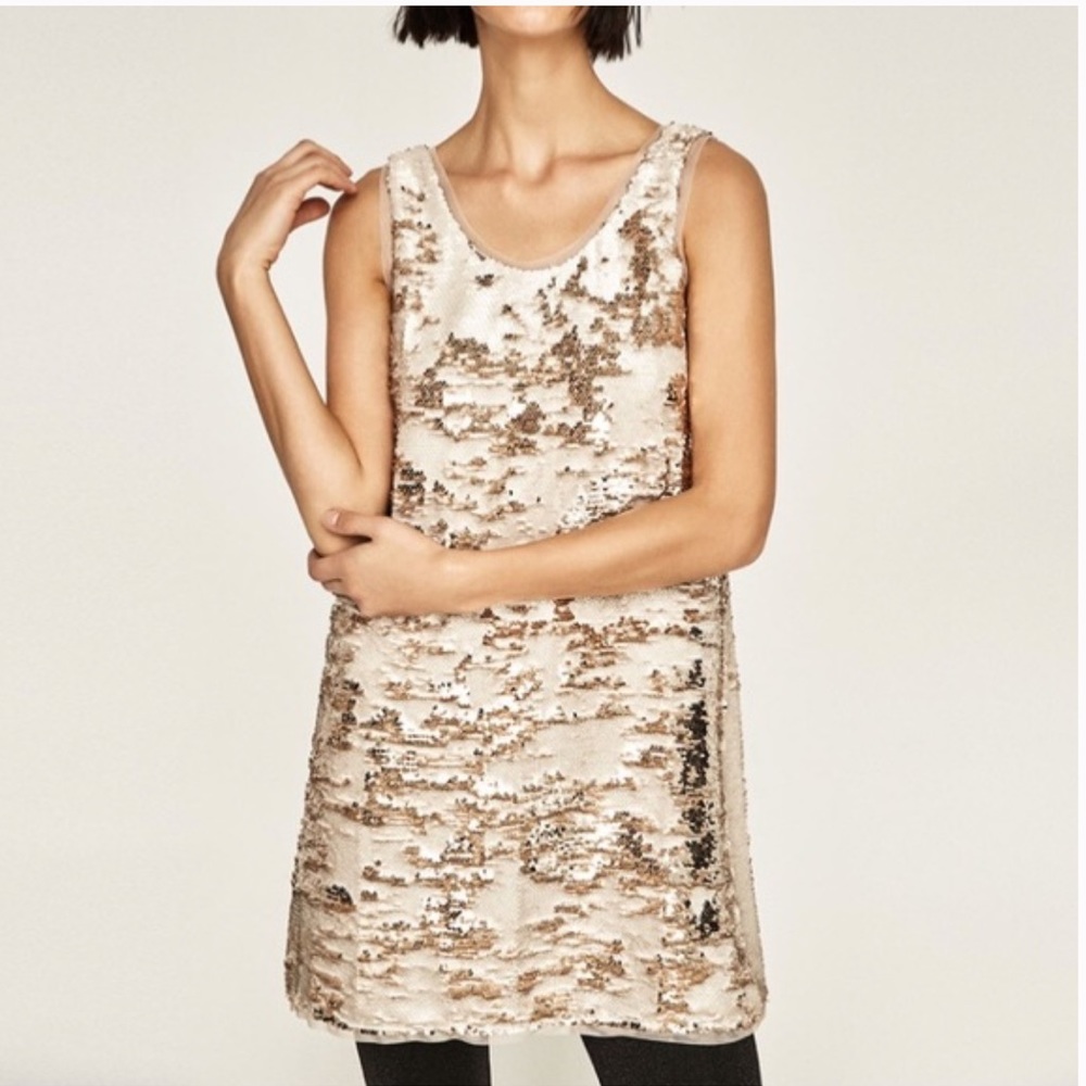 Zara Collection Sequin Dress, Size M, Excellent condition!